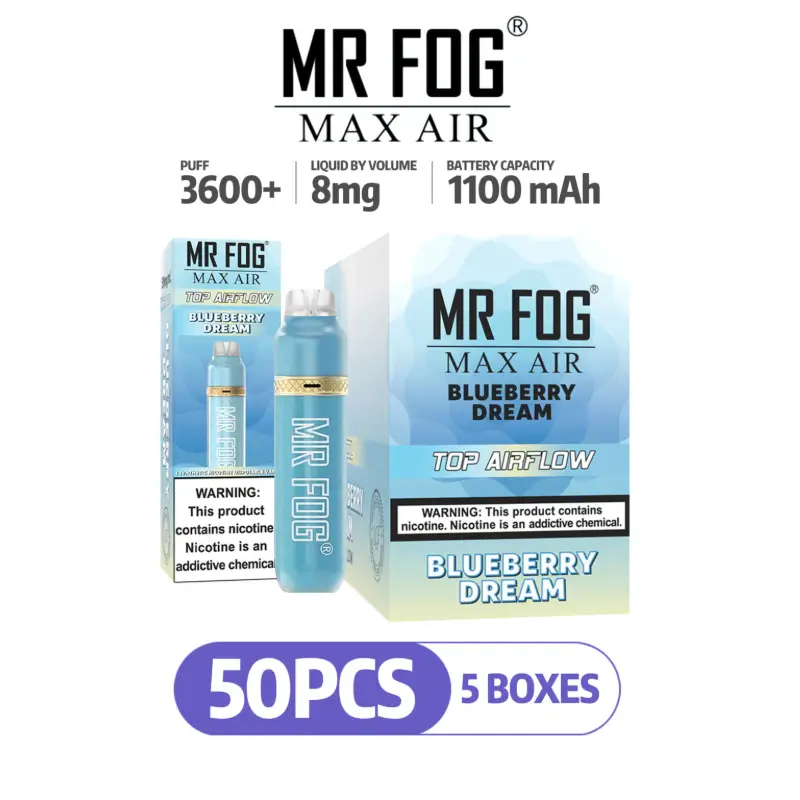 MR FOG Max Air 3600 Puffs x 50